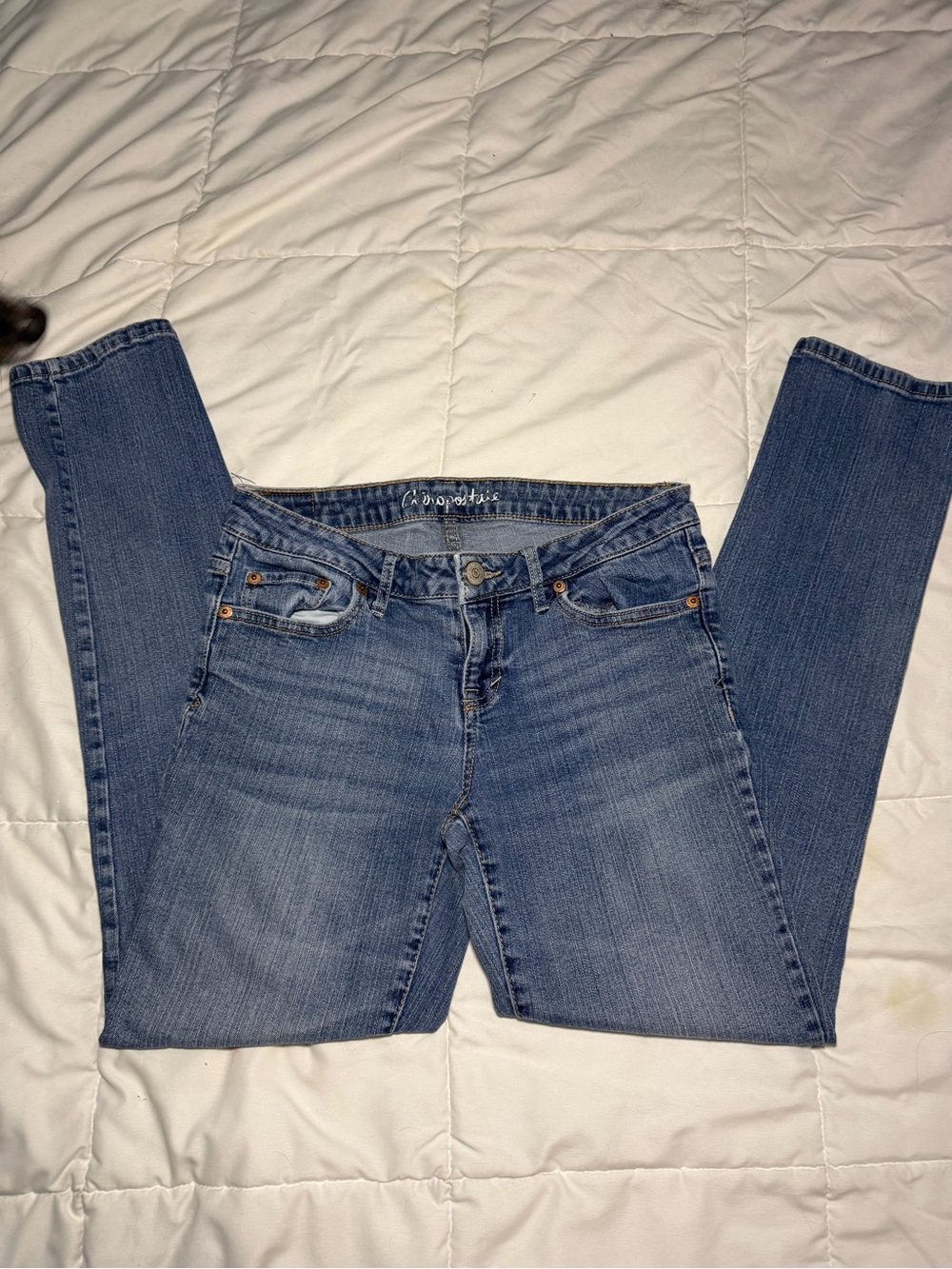 Aeropostale Women's Medium Blue Skinny Jeans